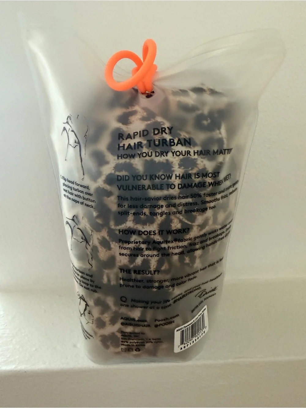 Aquis x Poosh soft absorbent